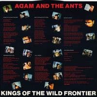 ADAM AND THE ANTS Kings Of The Wild Frontier Vinyl Record LP CBS 1980.